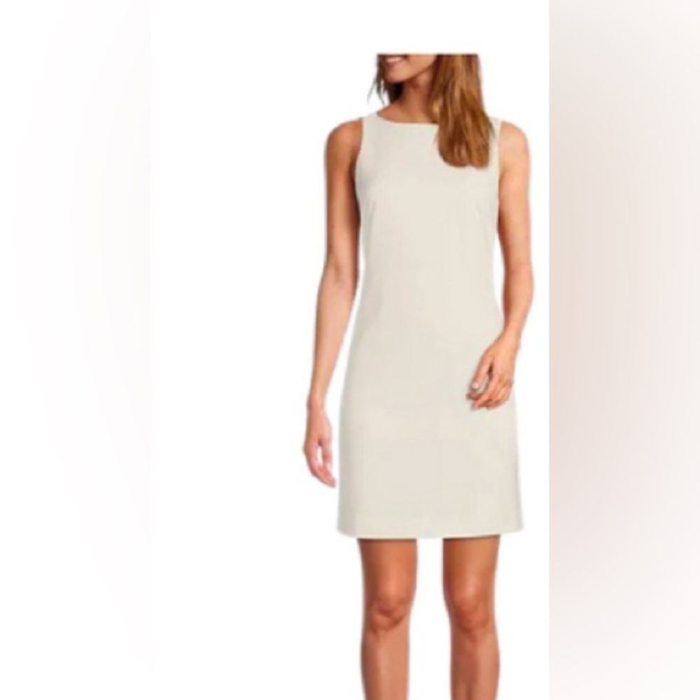 Antonio Melani Peony Boat Neck Sleeveless Twill Shift Dress - 12 - NWT - Bridal